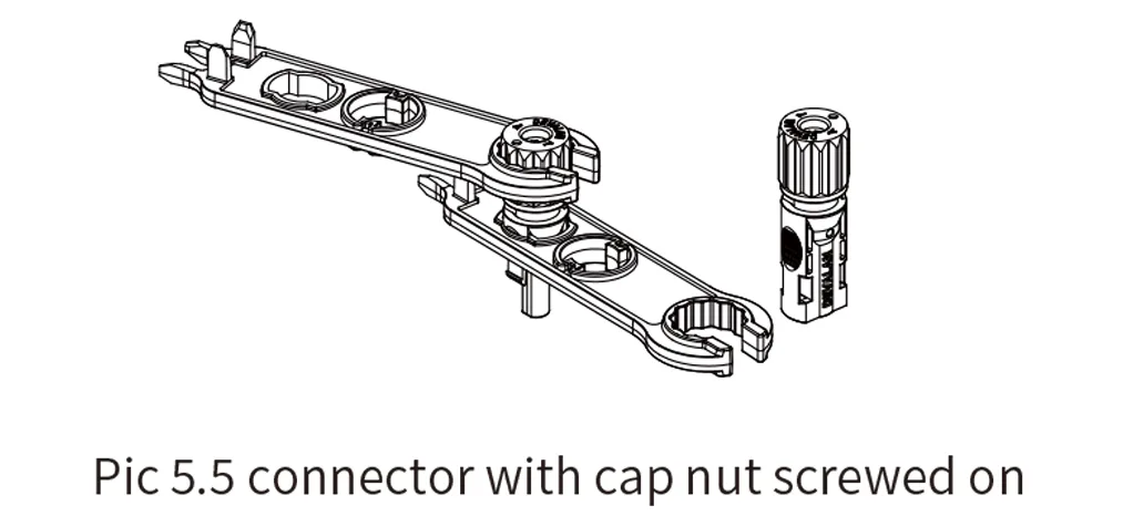 Conector con tuerca de tapa atornillada - Imagen 5.5