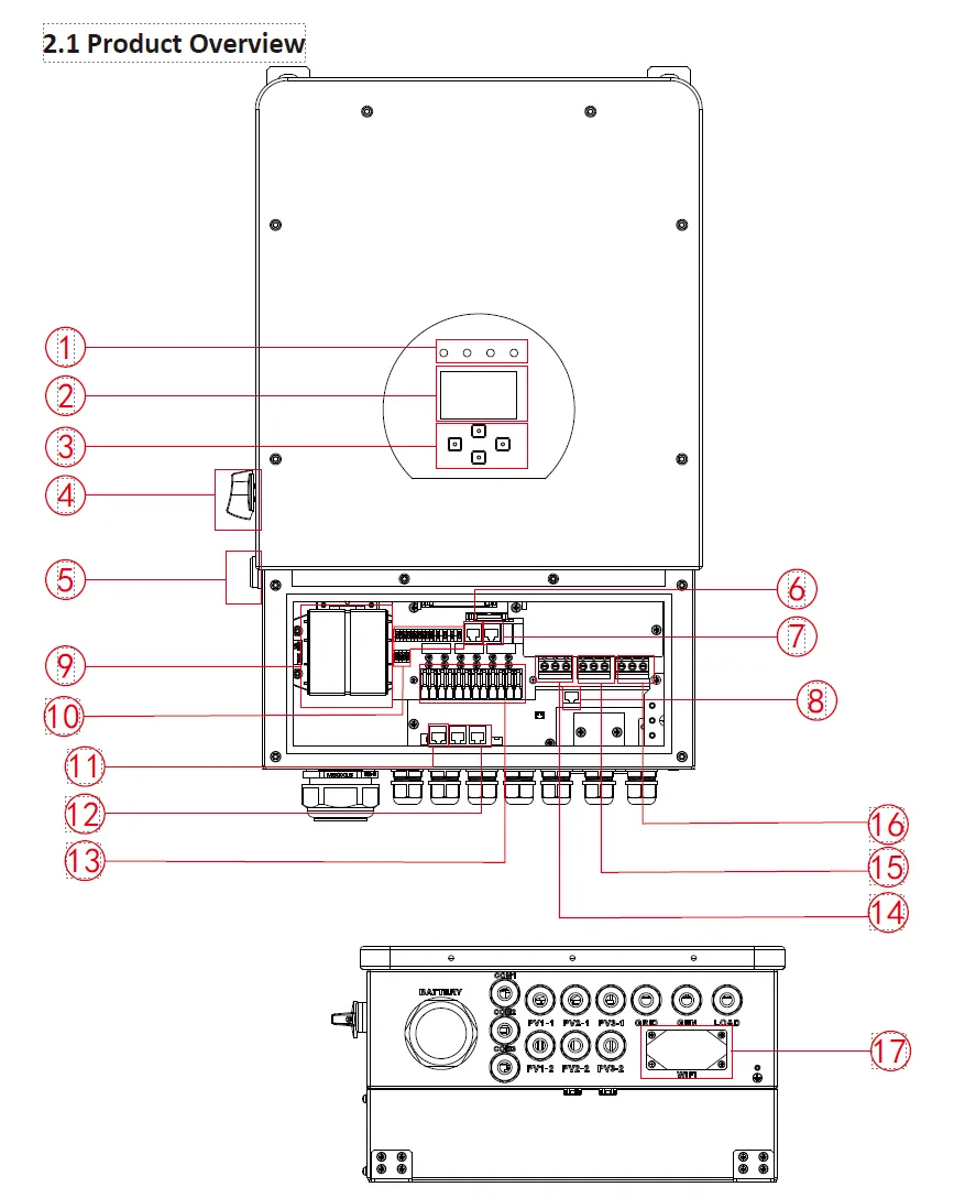 Inversor Híbrido Deye SUN-10K-SG02LP1-EU-AM3