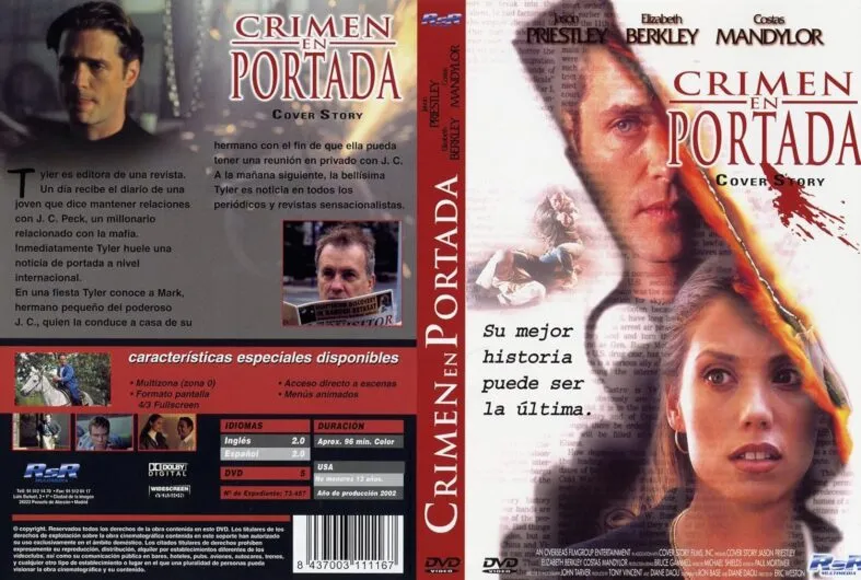 CRIMEN EN PORTADA – DVD – JASON PRIESTLEY – ELIZABETH BERKLEY – COSTAS MANDYLOR